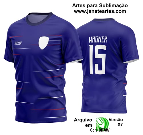 Arte Vetor Estampa Camisa Time Amador Futebol 2024 Arte Vetor Estampa Camisa Time Amador Futebol 2024