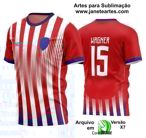Arte Vetor Estampa Camisa Time Amador Futebol 2024 Arte Vetor Estampa Camisa Time Amador Futebol 2024