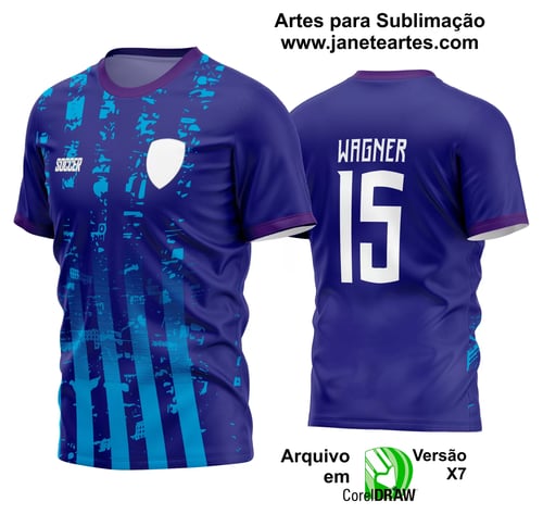 Arte Vetor Estampa Camisa Time Amador Futebol 2024 Arte Vetor Estampa Camisa Time Amador Futebol 2024