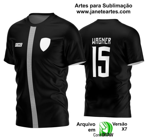 Arte Vetor Estampa Camisa Time Amador Futebol 2024 Arte Vetor Estampa Camisa Time Amador Futebol 2024