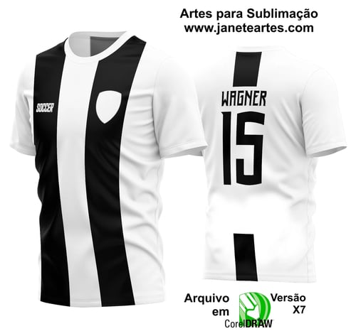 Arte Vetor Estampa Camisa Time Amador Futebol 2024 Arte Vetor Estampa Camisa Time Amador Futebol 2024