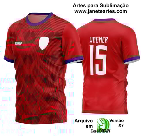 Arte Vetor Estampa Camisa Time Amador Futebol 2024 Arte Vetor Estampa Camisa Time Amador Futebol 2024