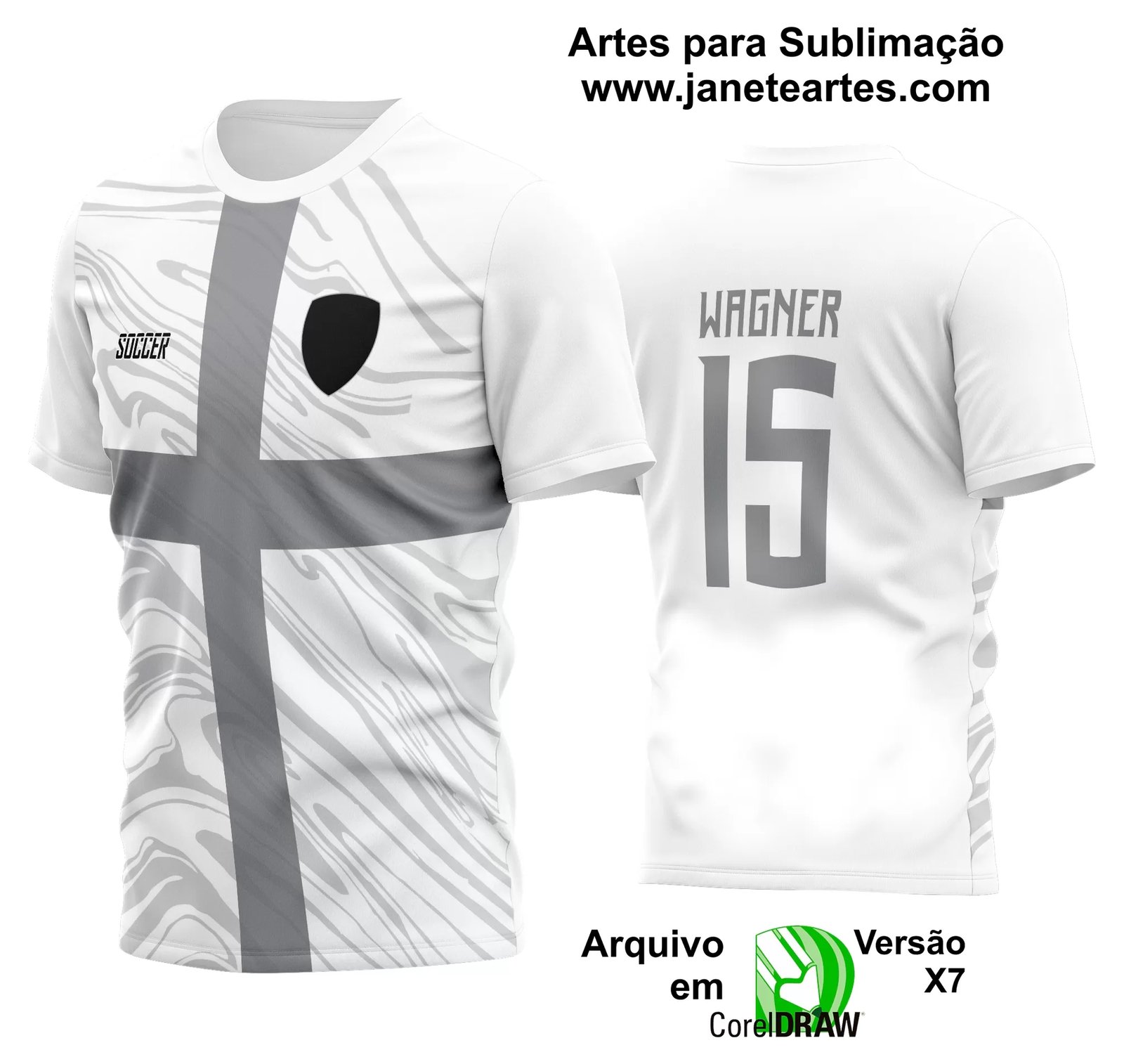 Arte Vetor Estampa Camisa Time Amador Futebol 2024