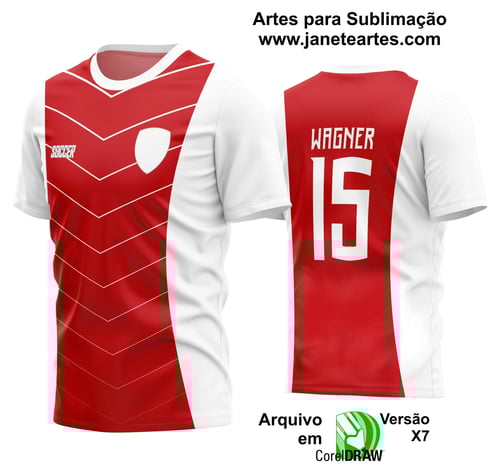 Arte Vetor Estampa Camisa Time Amador Futebol 2024 Arte Vetor Estampa Camisa Time Amador Futebol 2024