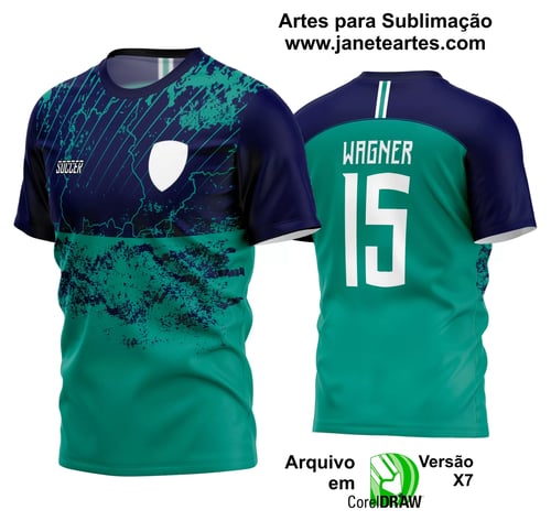 Arte Vetor Estampa Camisa Time Amador Futebol 2024 Arte Vetor Estampa Camisa Time Amador Futebol 2024