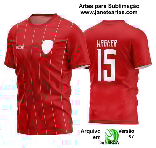 Arte Vetor Estampa Camisa Time Amador Futebol 2024 Arte Vetor Estampa Camisa Time Amador Futebol 2024
