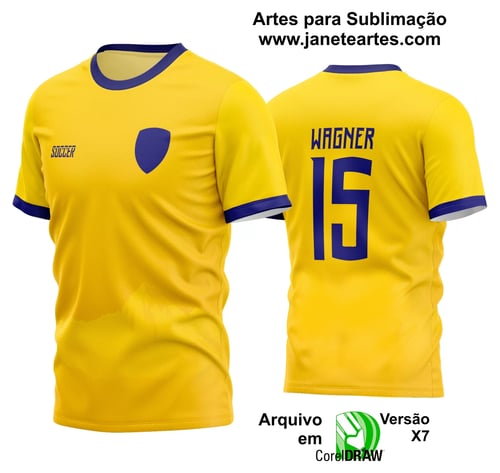 Arte Vetor Estampa Camisa Time Amador Futebol 2024
