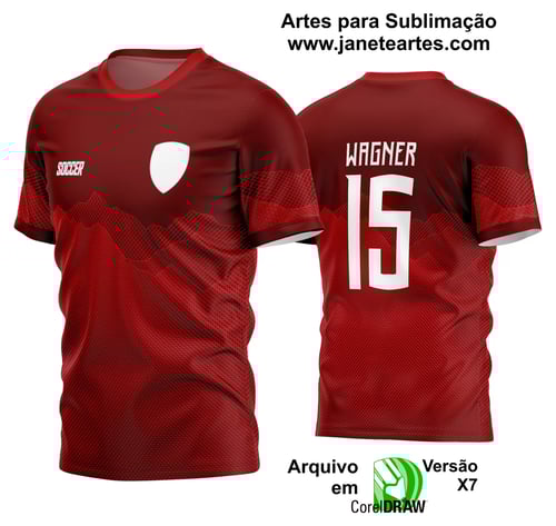 Arte Vetor Estampa Camisa Time Amador Futebol 2024 Arte Vetor Estampa Camisa Time Amador Futebol 2024