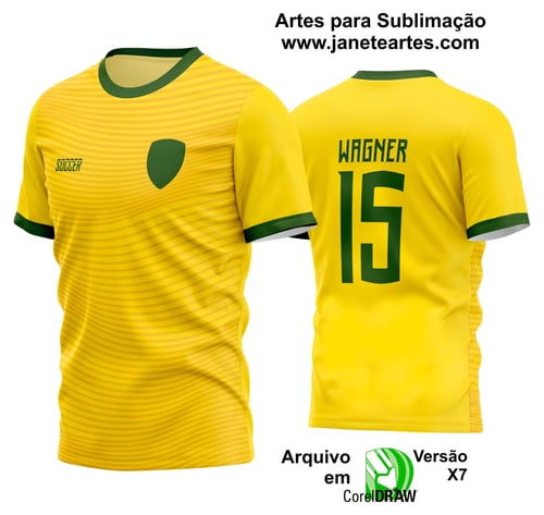 Arte Vetor Estampa Camisa Time Amador Futebol 2024