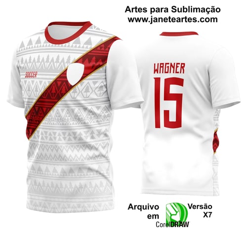 Arte Vetor Estampa Camisa Time Amador Futebol 2024