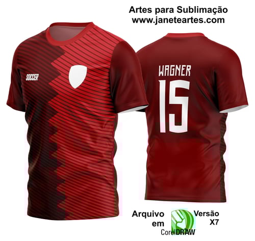 Arte Vetor Estampa Camisa Time Amador Futebol 2024