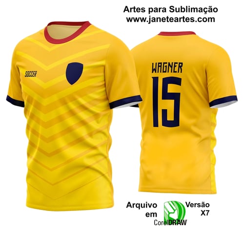 Arte Vetor Estampa Camisa Time Amador Futebol 2024