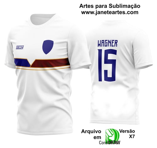 Arte Vetor Estampa Camisa Time Amador Futebol 2024