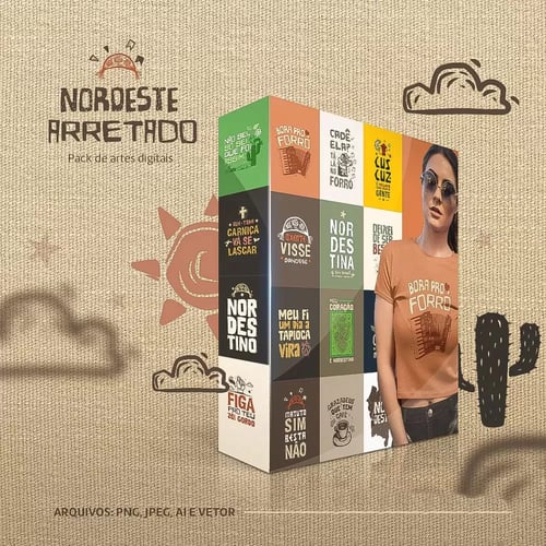 PACK DE ARTES - NORDESTE ARRETADO
