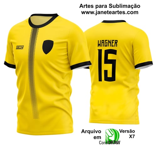 Arte Vetor Estampa Camisa Time Amador Futebol 2024