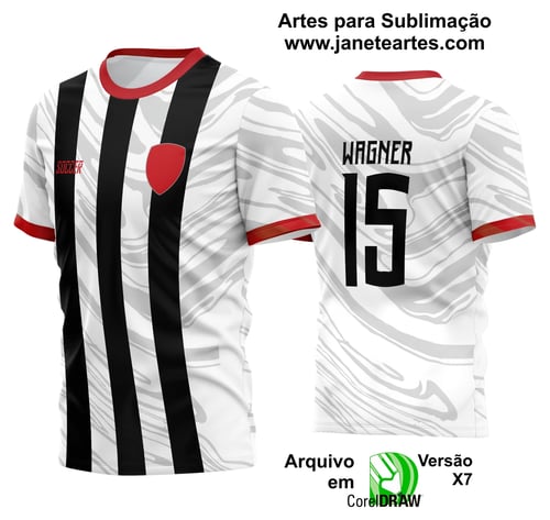 Arte Vetor Estampa Camisa Time Amador Futebol 2024
