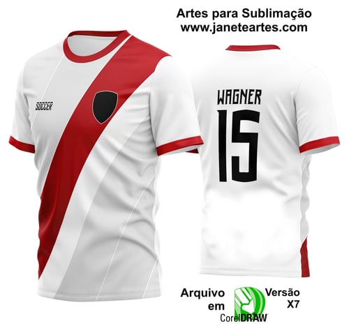 Arte Vetor Estampa Camisa Time Amador Futebol 2024