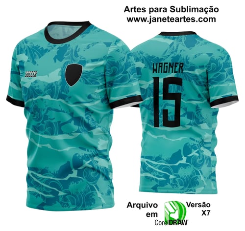 Arte Vetor Estampa Camisa Time Amador Futebol 2024
