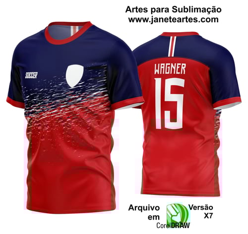Arte Vetor Estampa Camisa Time Amador Futebol 2024