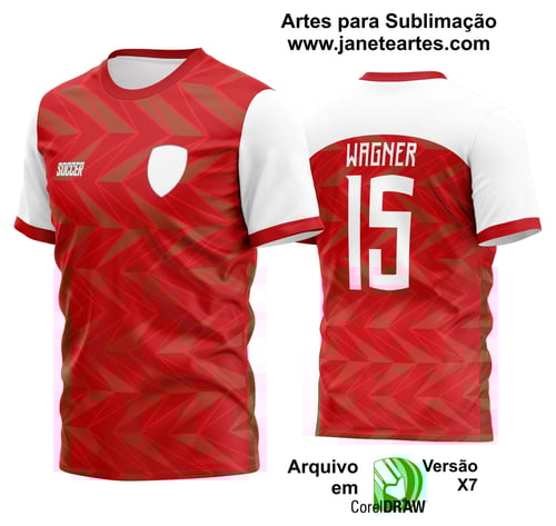 Arte Vetor Estampa Camisa Time Amador Futebol 2024