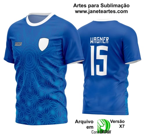 Arte Vetor Estampa Camisa Time Amador Futebol 2024