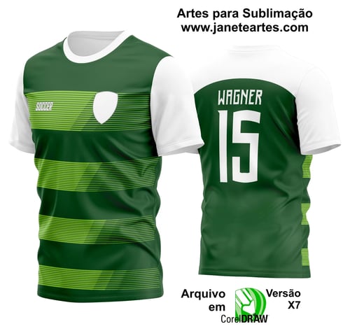 Arte Vetor Estampa Camisa Time Amador Futebol 2024