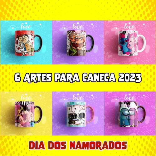 Arte Para Canecas Dia dos Namorados 2023 vol3