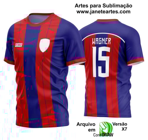 Arte Vetor Estampa Camisa Time Amador Futebol 2024
