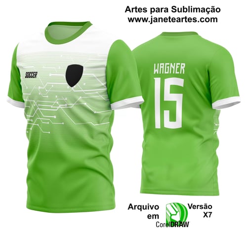 Arte Vetor Estampa Camisa Time Amador Futebol 2024