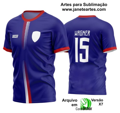 Arte Vetor Estampa Camisa Time Amador Futebol 2024