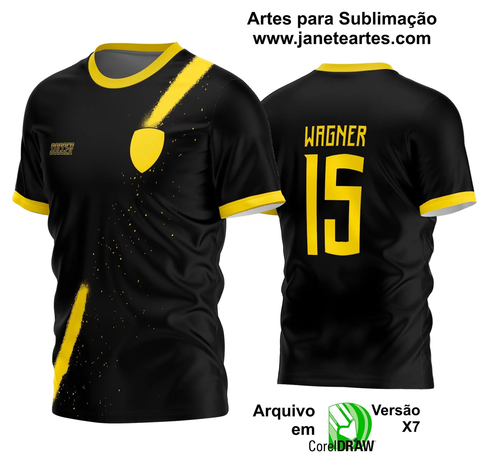 Arte Vetor Estampa Camisa Time Amador Futebol 2024