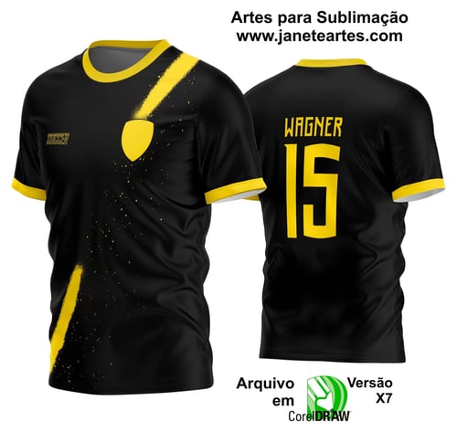 Arte Vetor Estampa Camisa Time Amador Futebol 2024 Arte Vetor Estampa Camisa Time Amador Futebol 2024