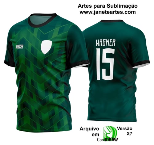 Arte Vetor Estampa Camisa Time Amador Futebol 2024 Arte Vetor Estampa Camisa Time Amador Futebol 2024