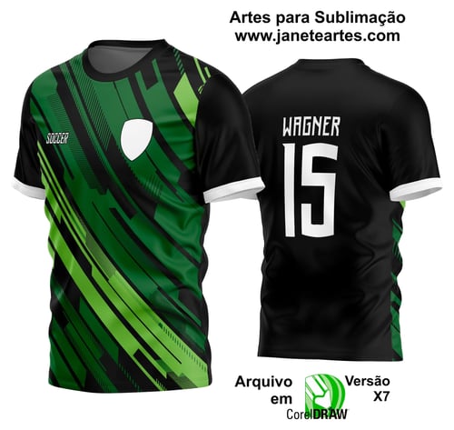Arte Vetor Estampa Camisa Time Amador Futebol 2024 Arte Vetor Estampa Camisa Time Amador Futebol 2024
