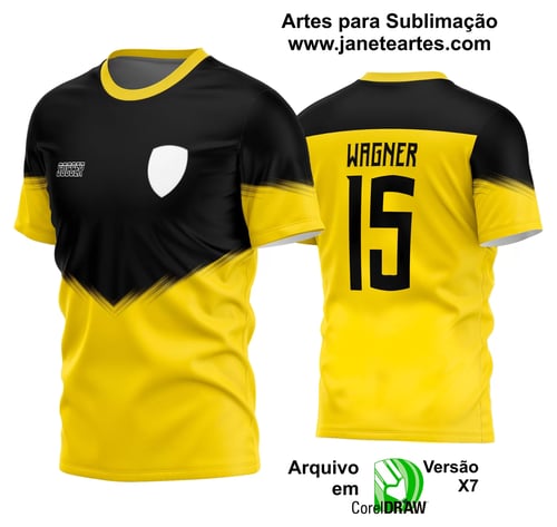 Arte Vetor Estampa Camisa Time Amador Futebol 2024 Arte Vetor Estampa Camisa Time Amador Futebol 2024