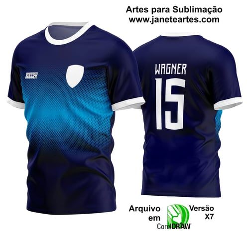 Arte Vetor Estampa Camisa Time Amador Futebol 2024 Arte Vetor Estampa Camisa Time Amador Futebol 2024