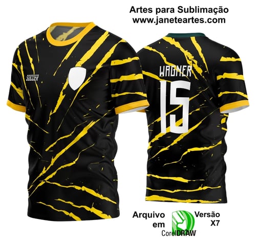 Arte Vetor Estampa Camisa Time Amador Futebol 2024 Arte Vetor Estampa Camisa Time Amador Futebol 2024