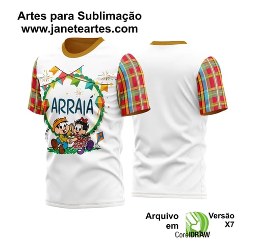 Arte Estampa Camisa Festa Junina Arraiá 2025 Arte Estampa Camisa Festa Junina Arraiá 2025