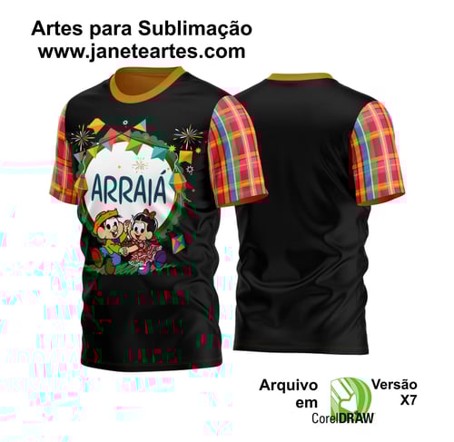 Arte Estampa Camisa Festa Junina Arraiá 2025 Arte Estampa Camisa Festa Junina Arraiá 2025