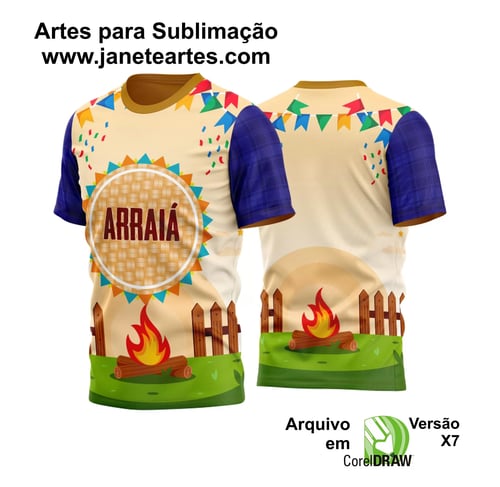 Arte Estampa Camisa Festa Junina Arraiá 2025 Arte Estampa Camisa Festa Junina Arraiá 2025