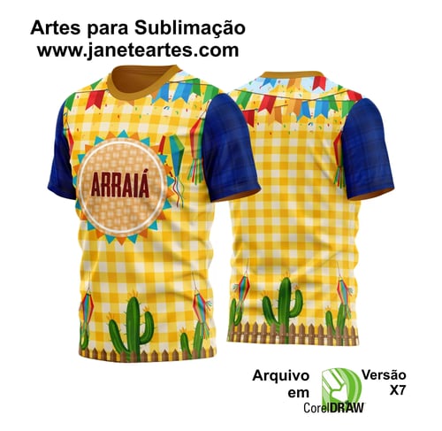 Arte Estampa Camisa Festa Junina Arraiá 2025 Arte Estampa Camisa Festa Junina Arraiá 2025