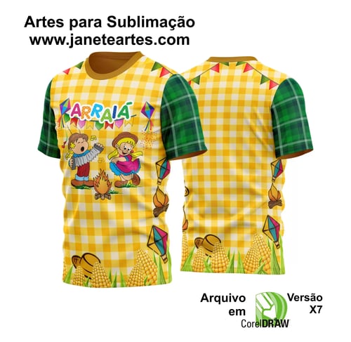 Arte Estampa Camisa Festa Junina Arraiá 2025 Arte Estampa Camisa Festa Junina Arraiá 2025