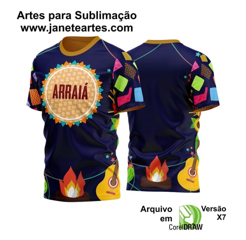 Arte Estampa Camisa Festa Junina Arraiá 2025 Arte Estampa Camisa Festa Junina Arraiá 2025