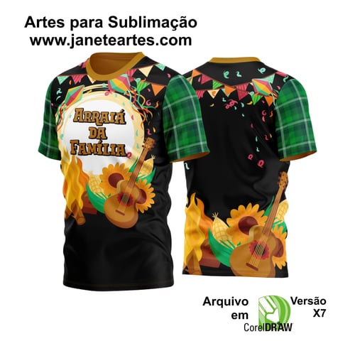 Arte Estampa Camisa Festa Junina Arraiá 2025 Arte Estampa Camisa Festa Junina Arraiá 2025