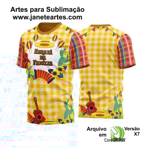 Arte Estampa Camisa Festa Junina Arraiá 2025 Arte Estampa Camisa Festa Junina Arraiá 2025