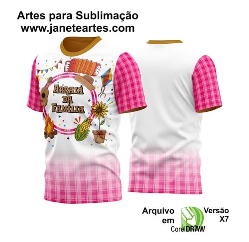Arte Estampa Camisa Festa Junina Arraiá 2025 Arte Estampa Camisa Festa Junina Arraiá 2025