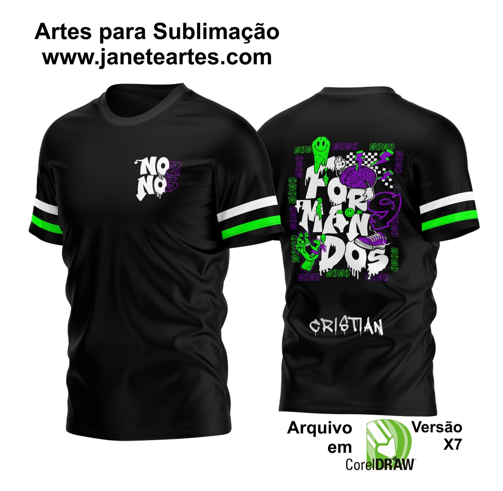 Arte Vetor Camisa Formandos Nono Ano 2023 Verde