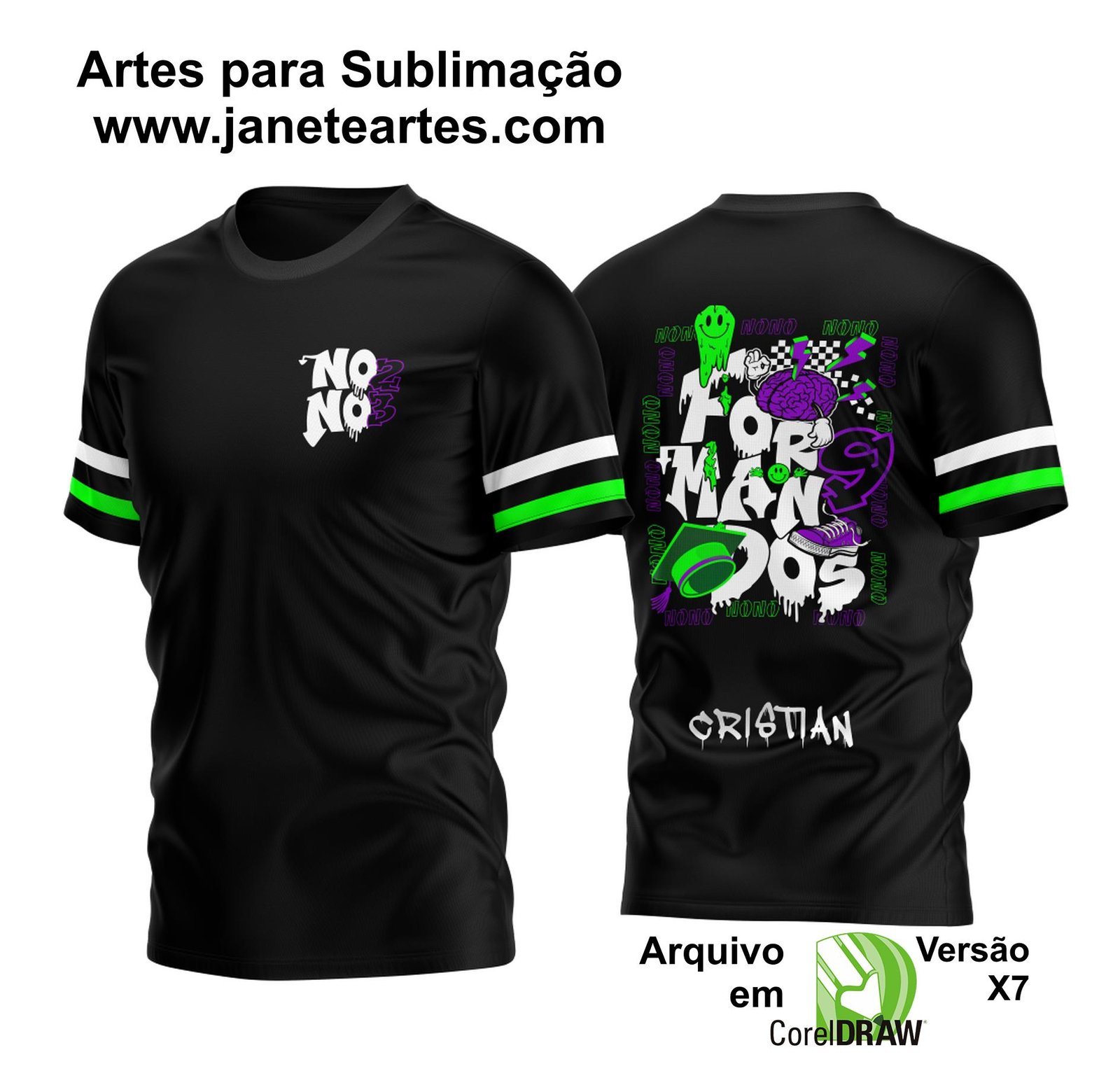 Arte Vetor Camisa Formandos Nono Ano 2023 Chapeu