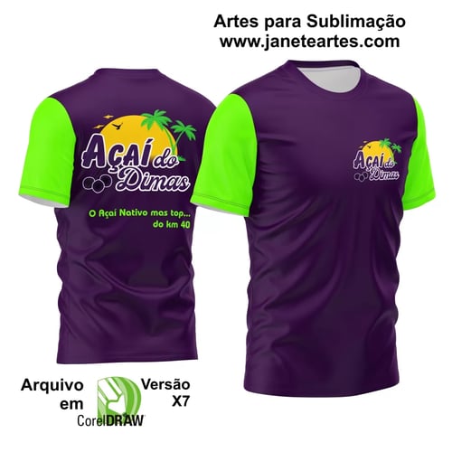 Arte Estampa Camisa Profissão - Açaí Arte Estampa Camisa Profissão - Açaí