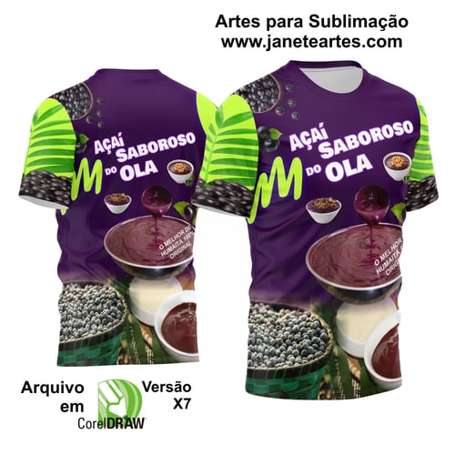 Arte Estampa Camisa Profissão - Açaí Arte Estampa Camisa Profissão - Açaí